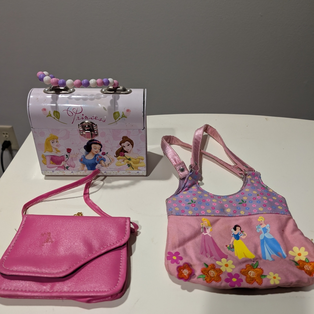 Disney Princess Pink and Purple Kids Set